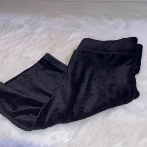 Black Velvet Biker Shorts Sz XS